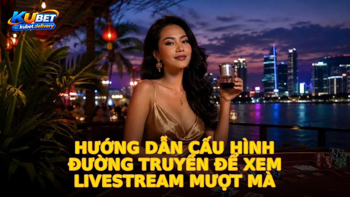 Hướng dẫn cấu hình đường truyền để xem livestream mượt mà